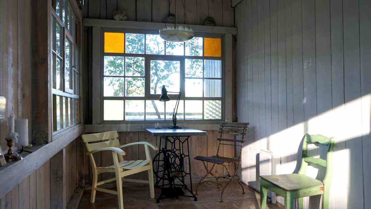  Veranda Innen. (Nur) hier darf geraucht werden. 